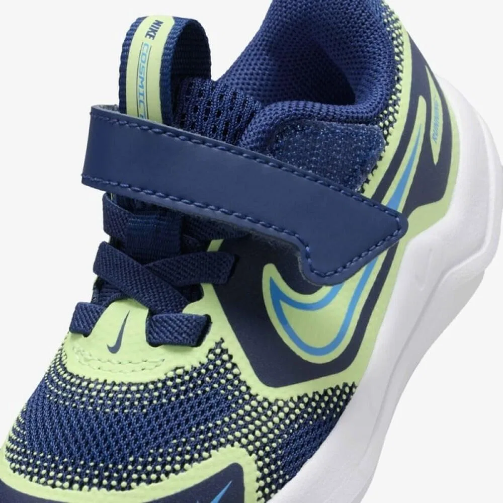 Детские кроссовки на липучках Nike Cosmic Runner, Космосблау — фото 3