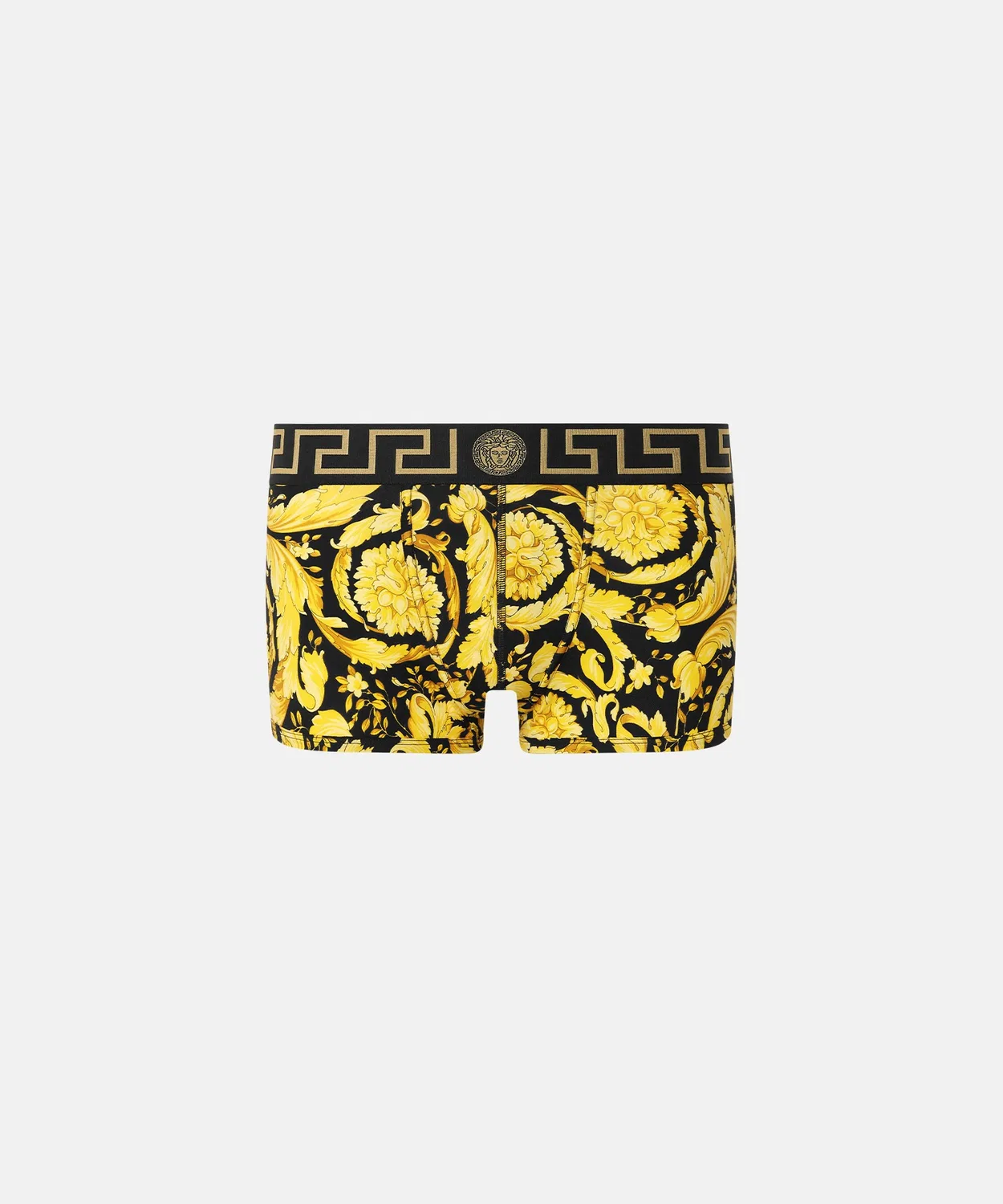 Мужские трусы с принтом Barocco VERSACE, Black — фото 4