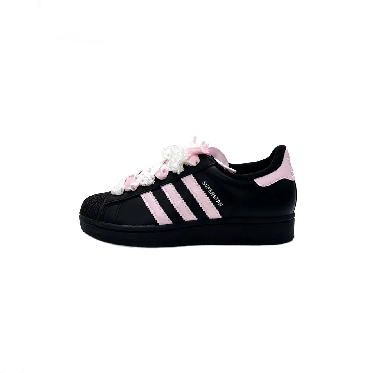 Детские кеды для скейтбординга с принтом Superstar 2 Cherry Mist Candy Bean Adidas Originals, Pink — фото 3