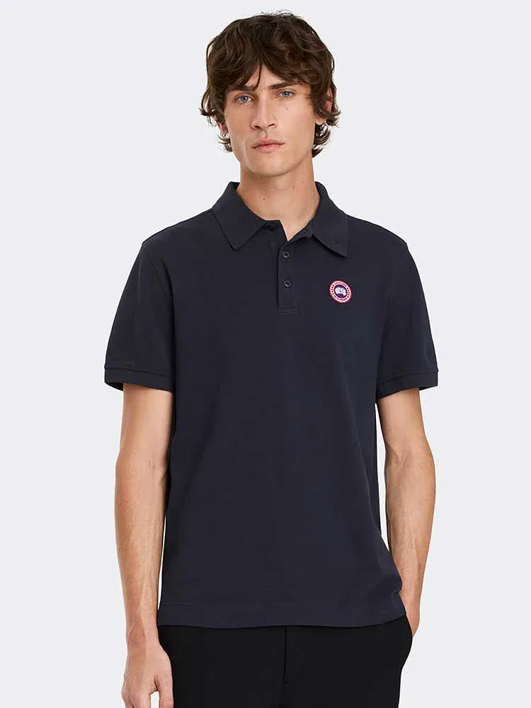 Футболка поло с длинным рукавом, модель Бекли CANADA GOOSE, Dark Gray