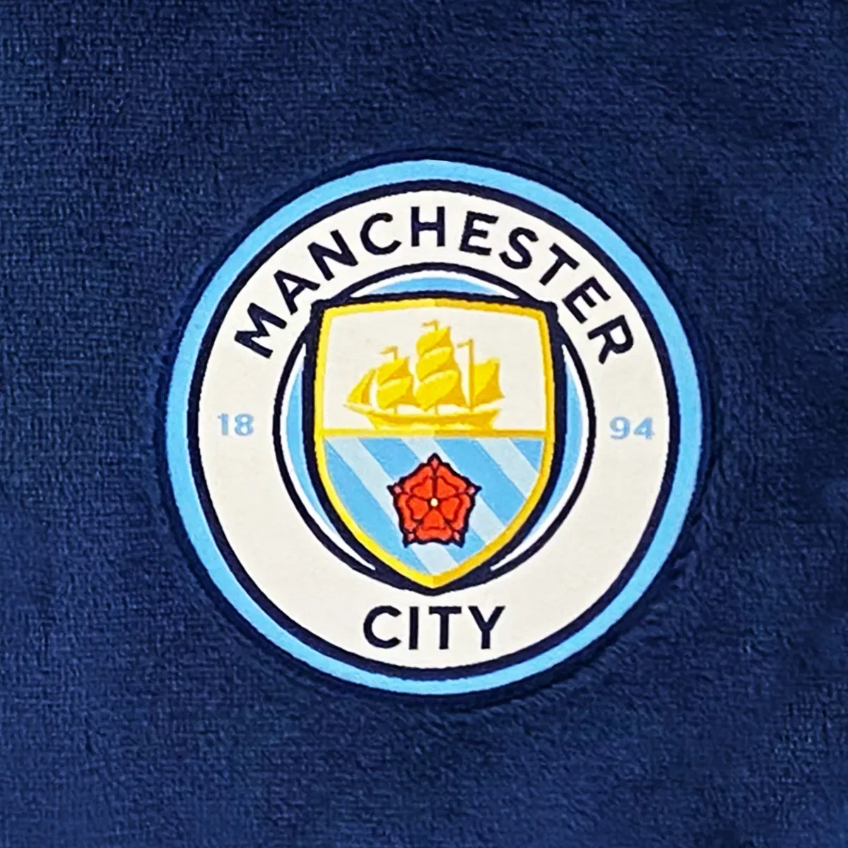 Детский флисовый комбинезон для мальчиков Manchester City Fc, Navy — фото 3