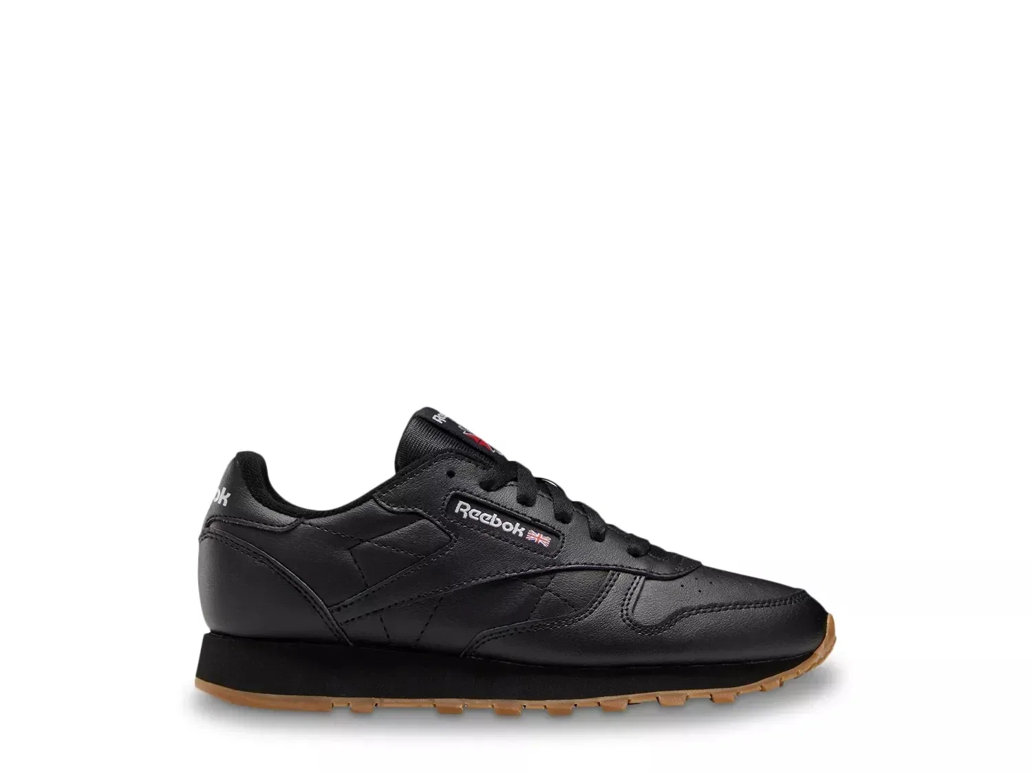 Кроссовки Classic Leather, Kids', Reebok, черный