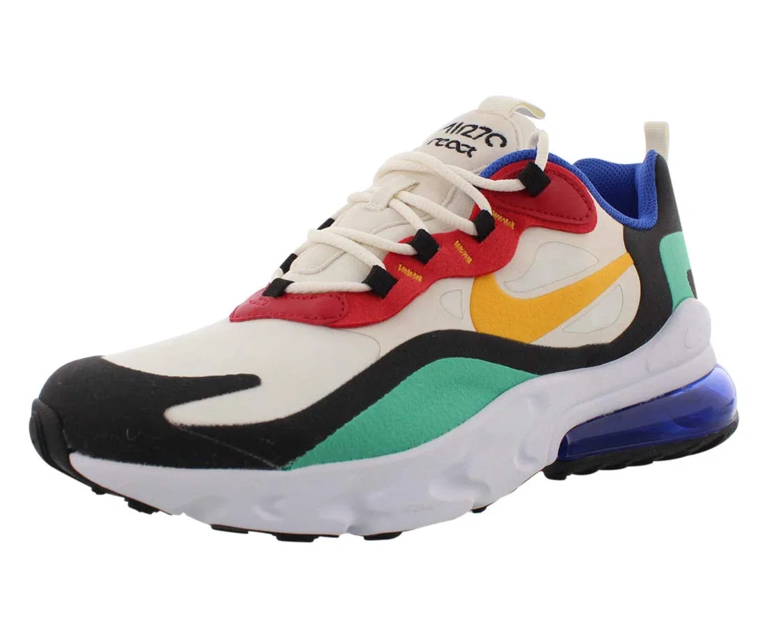 Детские кроссовки Nike Air Max 270 React, Phantom University Gold