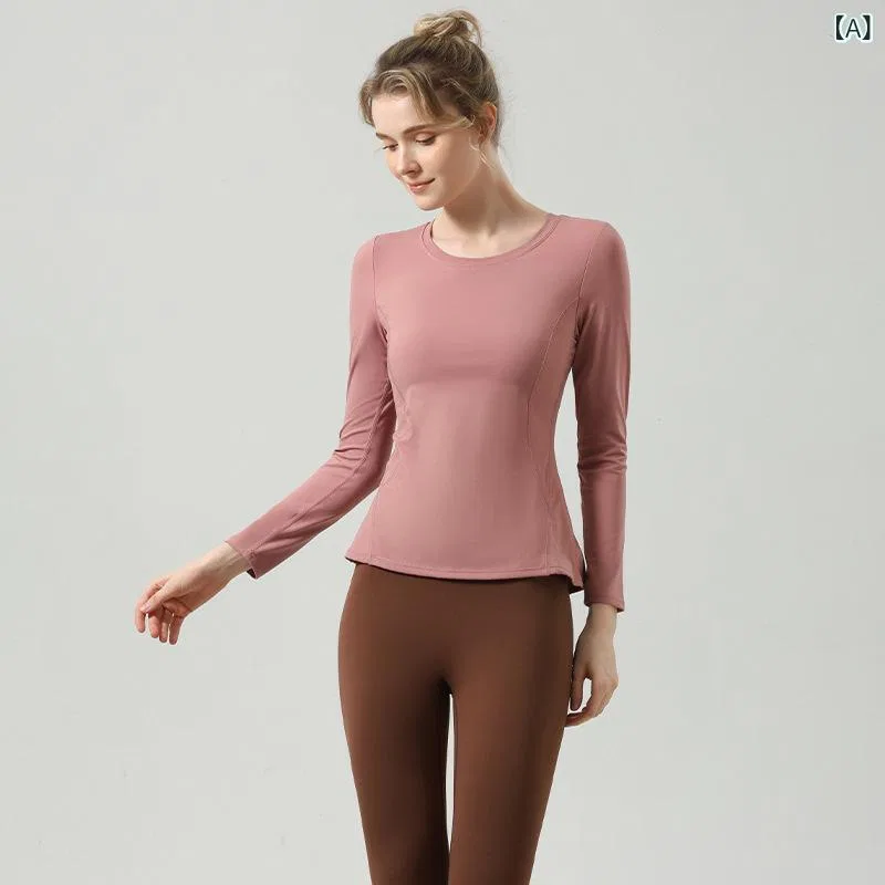 Женский спортивный топ с длинным рукавом для йоги No Brand фото