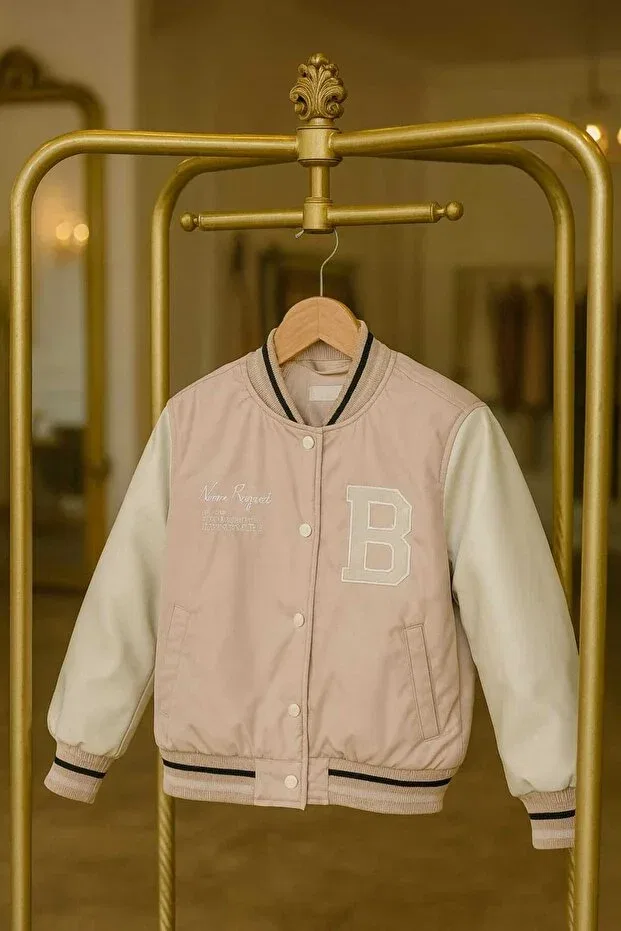 Детское пальто для девочек водонепроницаемое Mireya Kids, Beige — фото 2