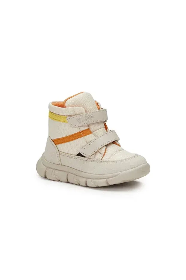 Детские ботинки для девочек без каблука Vicco, Beige