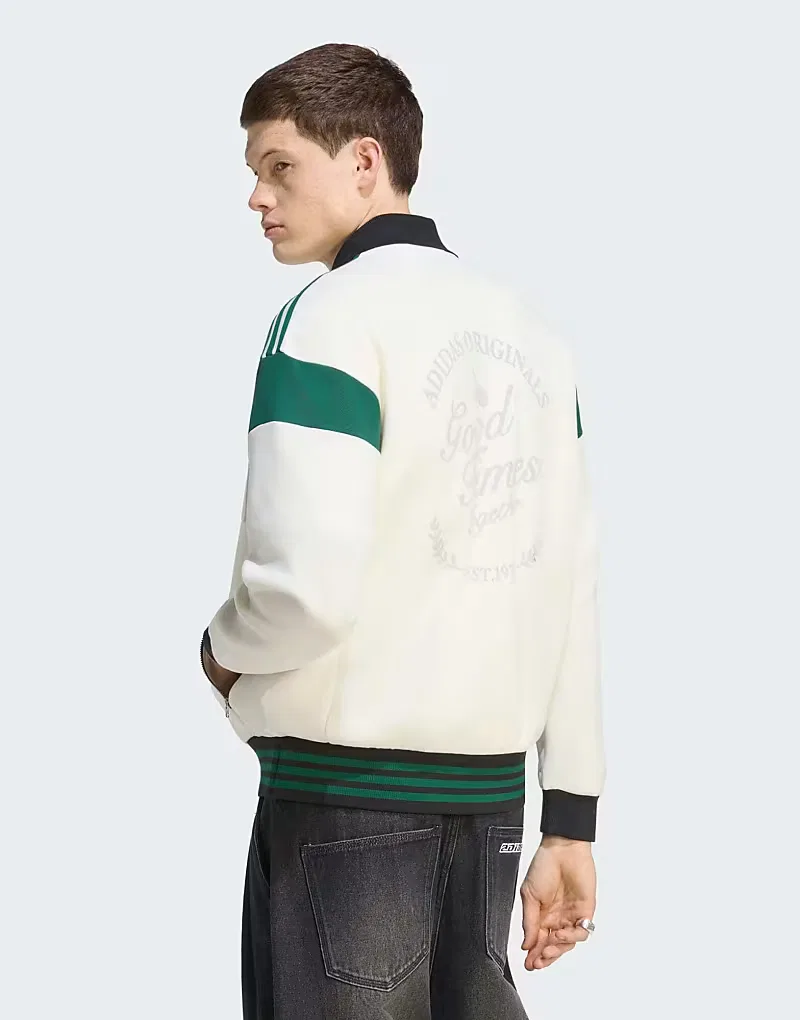 Спортивная футболка Adidas Originals, размер M, кремовый — фото 2