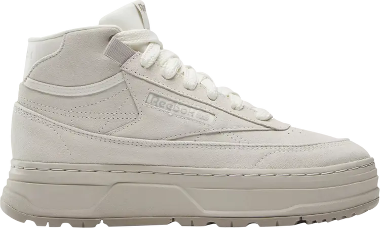

Кроссовки Wmns Club C Geo Mid 'Chalk Moonstone', кремовый, Бежевый, Кроссовки Wmns Club C Geo Mid 'Chalk Moonstone', кремовый