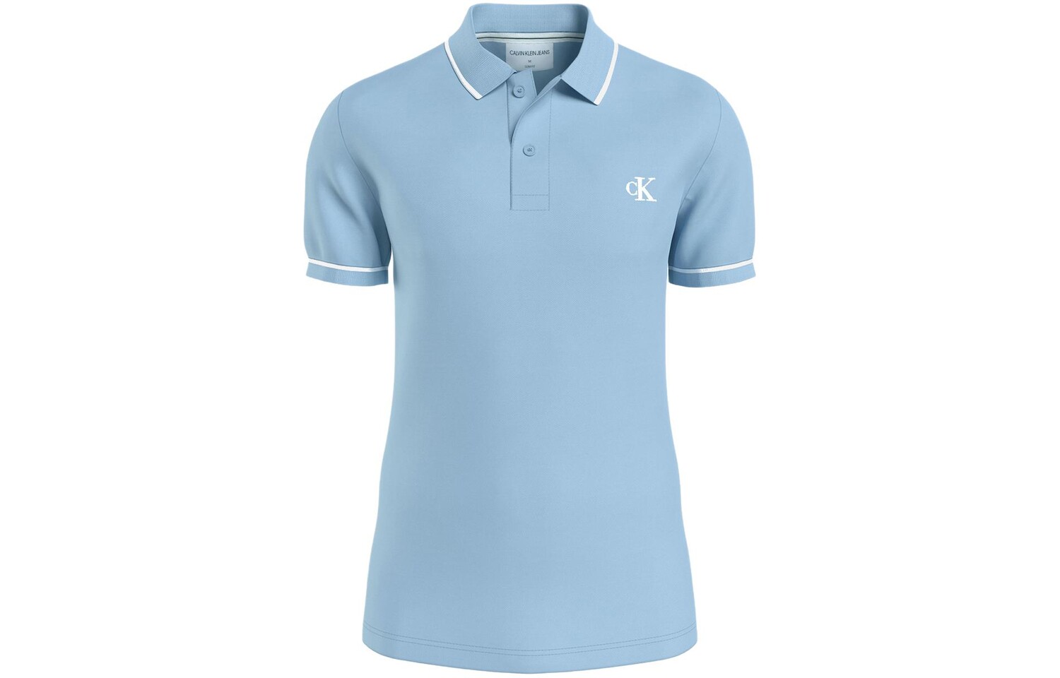 

Рубашка поло мужская светло-синяя Calvin Klein, светло-голубой