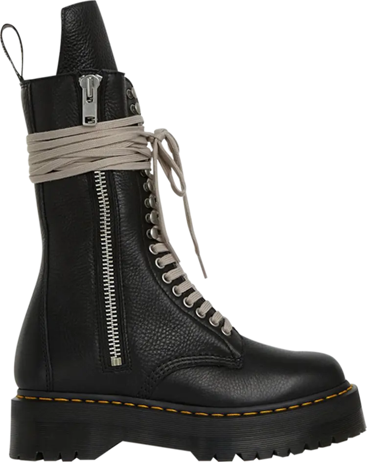 

Ботинки Dr. Martens x Rick Owens Strobe Calf Length Boot Black, черный