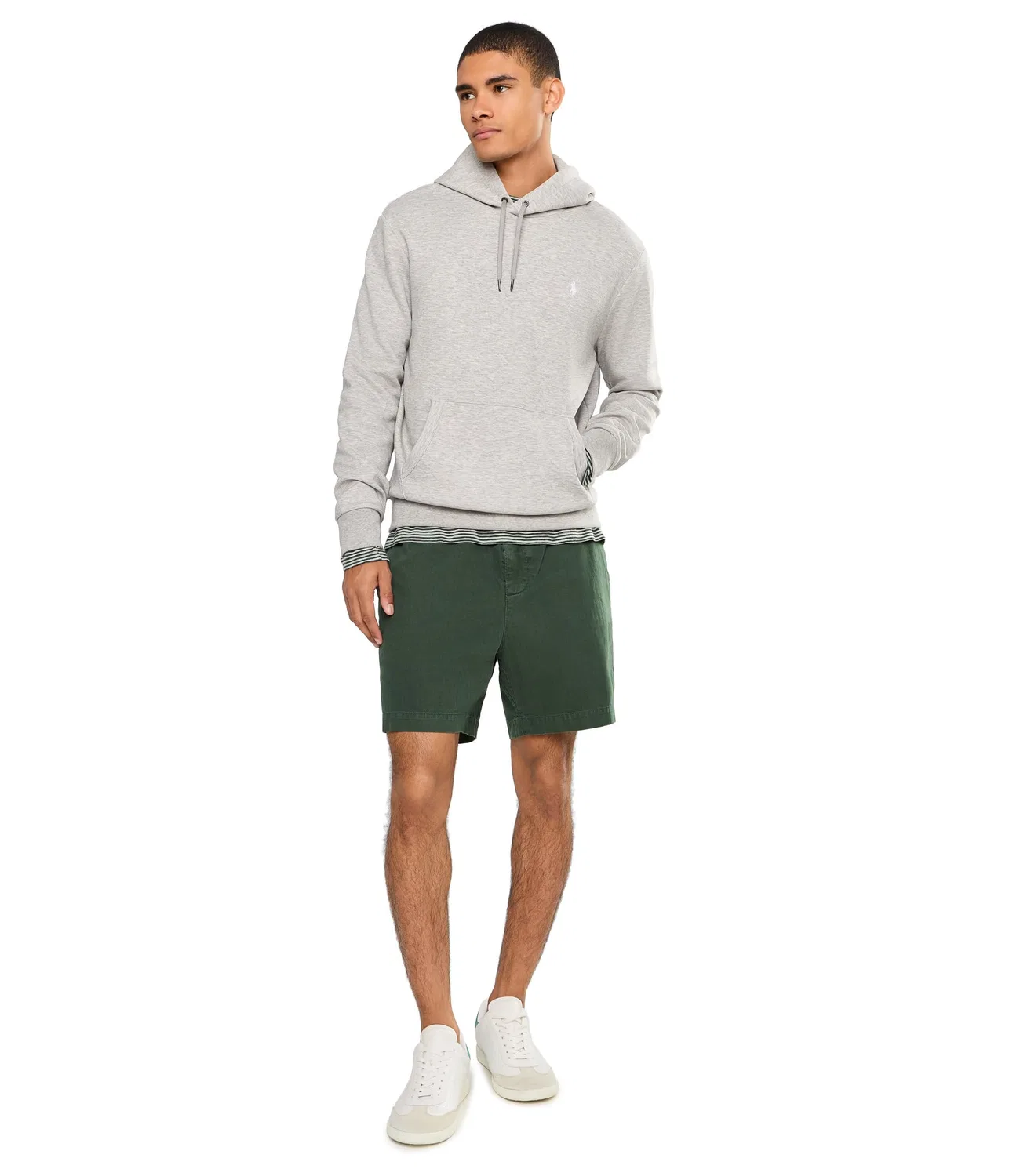 Худи двойной вязки Polo Ralph Lauren, Dark Sport Heather — фото 2