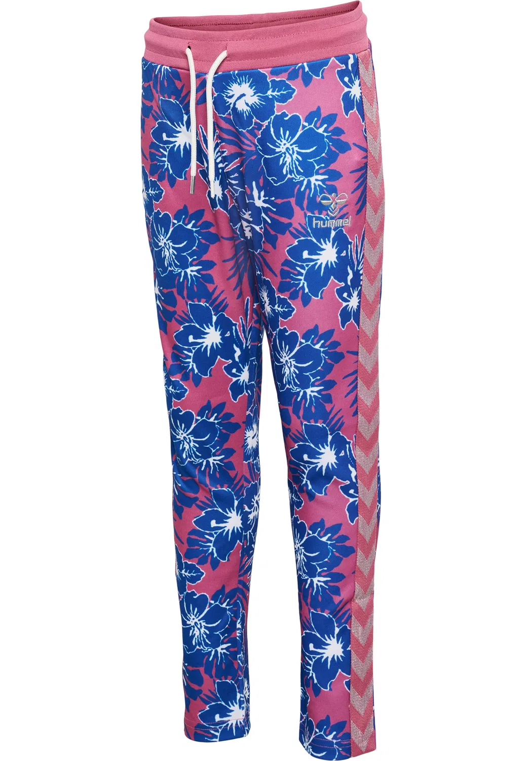 Детские брюки с регулируемой талией Hmlflowery Hummel, Rosa / Lotuspink / Hellrosa — фото 4