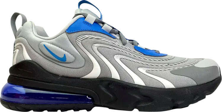 Кроссовки Nike Air Max 270 React ENG GS 'Battle Blue', серебряный — фото 2