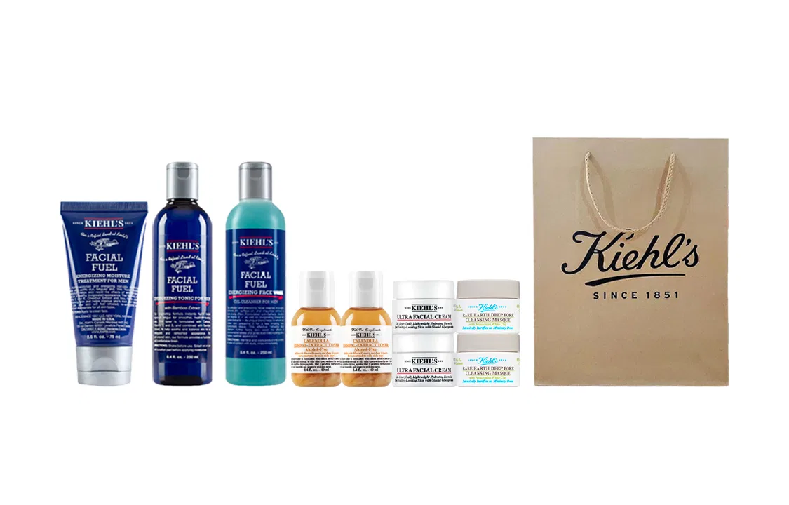 Мужской набор для увлажнения и питания кожи Kiehl's Men's Active Hydrating Set