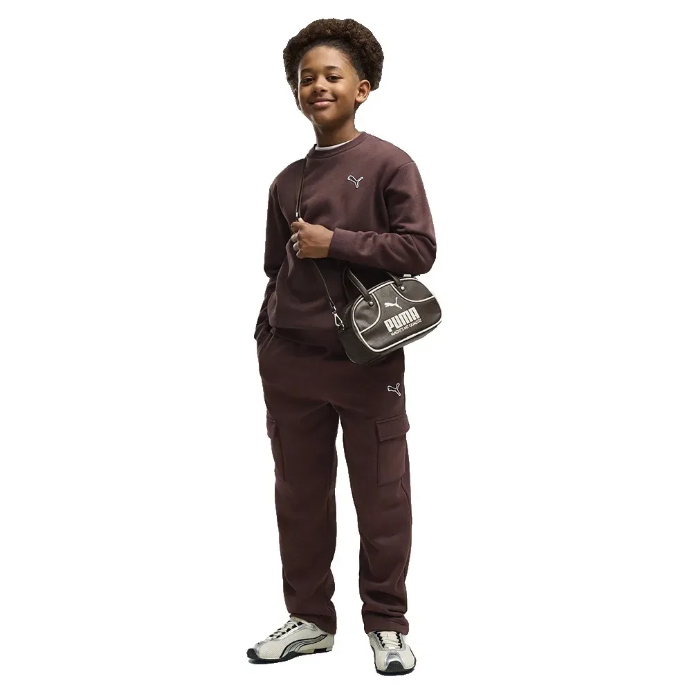 Детский спортивный костюм для мальчиков с принтом Essential Elevated Relaxed & Cargo Puma, Brown
