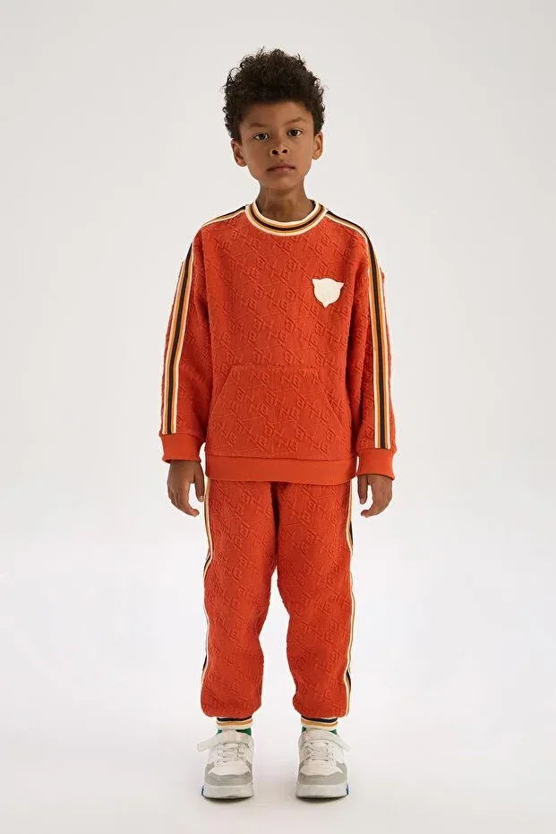 Детские спортивные штаны для мальчиков с эластичным манжетом Nebbati, Orange