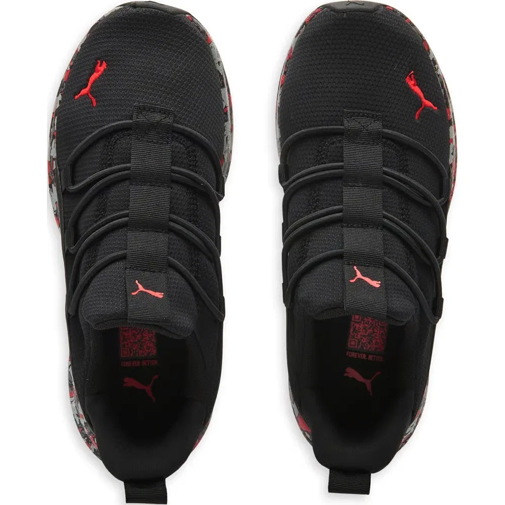 Детские кроссовки one4all 2.0 Puma, Black/Red — фото 4