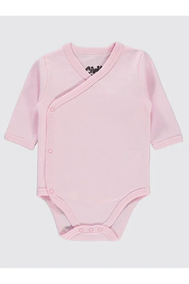Детское боди-комбинезон с длинным рукавом Civil Baby, Pink — фото 2