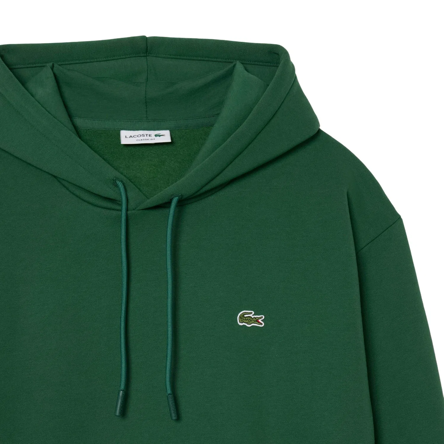 Свитшот темно-зеленый Lacoste, темно-зеленый — фото 3