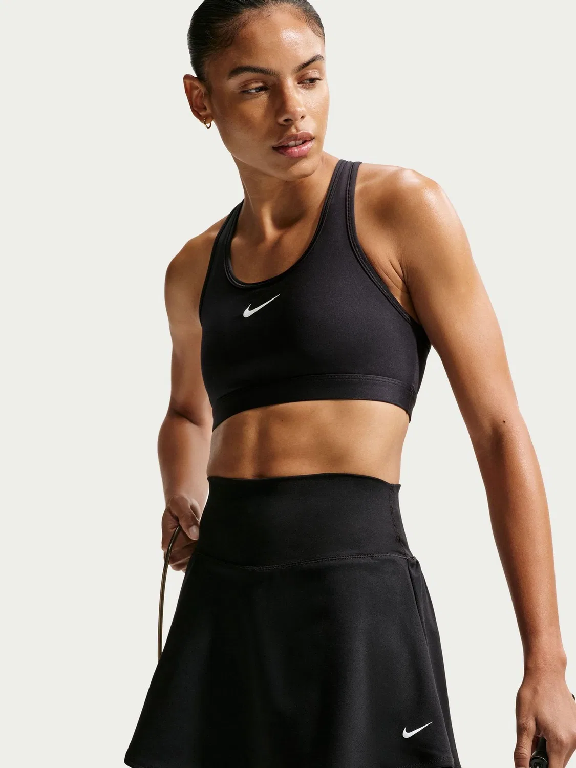 Юбка для тенниса и падел Nike One Dri-FIT, черный — фото 3