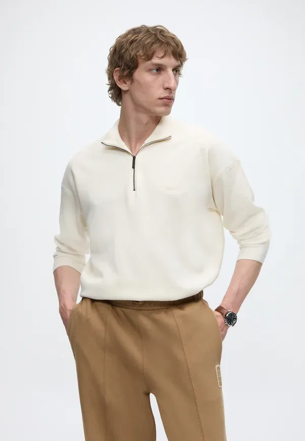 Спортивные брюки Lacoste Классические, Однотонные, темно-синий — фото 4