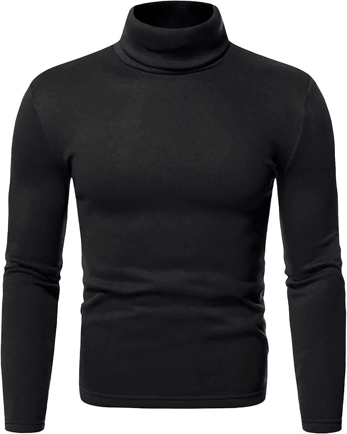 Мужская водолазка с длинным рукавом, Black