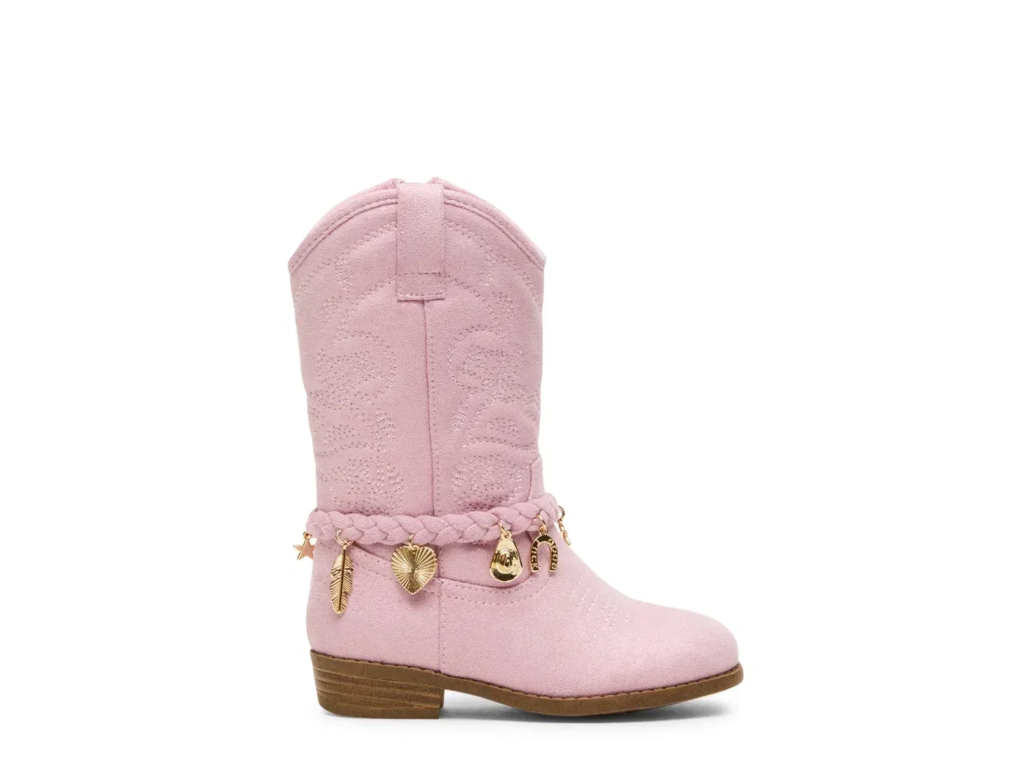 Ботильоны с отделкой, Leana Boot, Steve Madden, розовый — фото 2