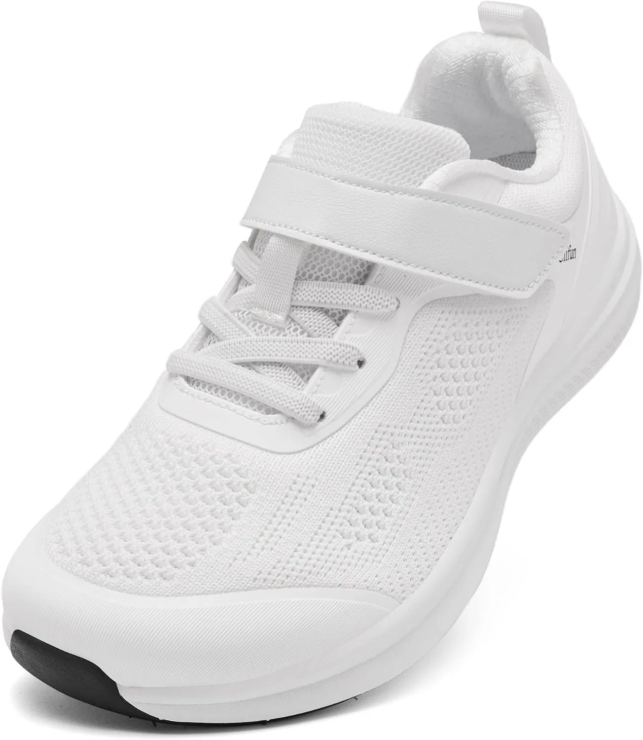 Детские легкие кроссовки с широким носком для мальчиков и девочек Clifun, White