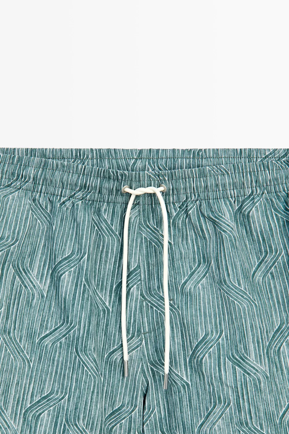 Плавки Massimo Dutti, с принтом, Water Green — фото 4