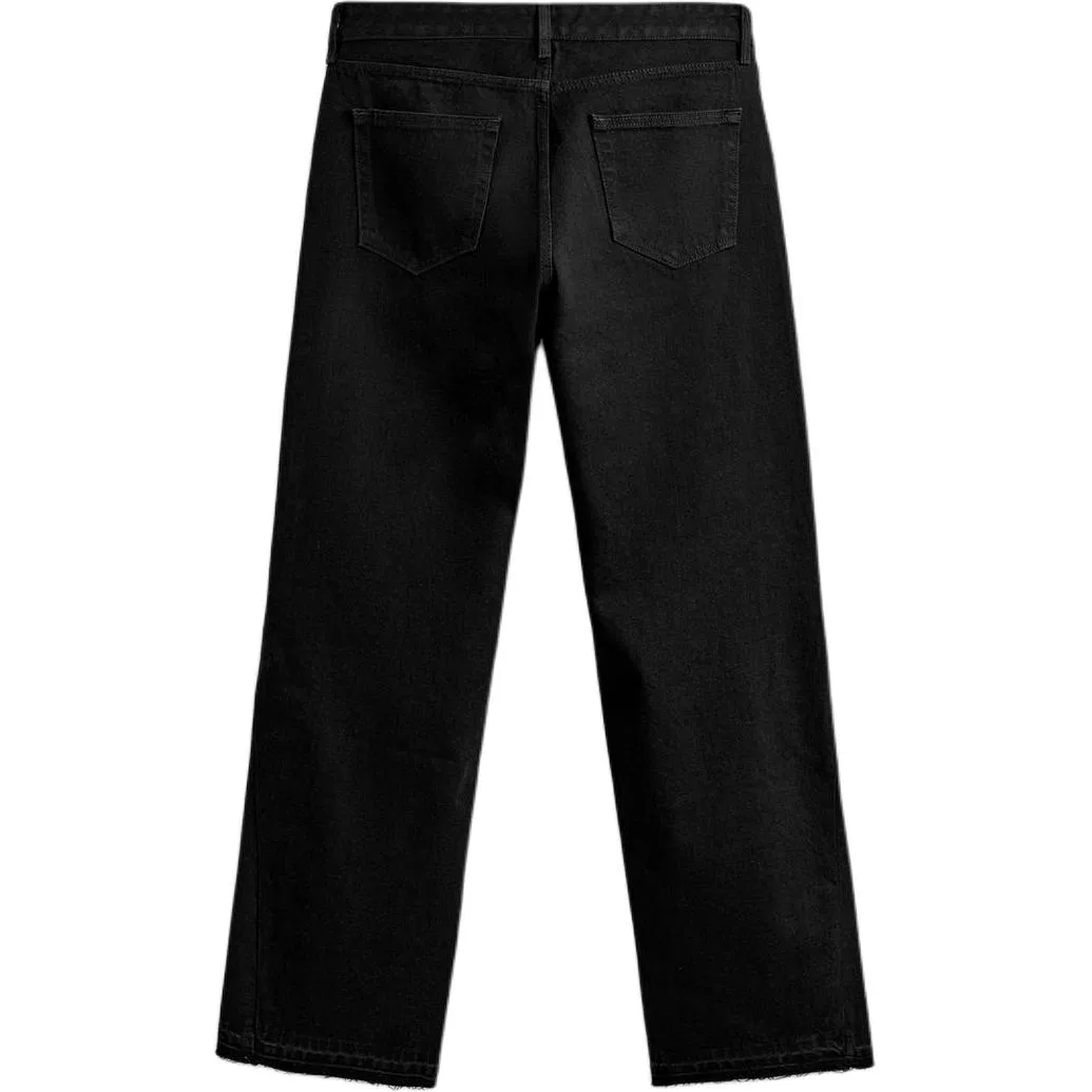 Мужские джинсы с клешем Black ZARA, Черный — фото 3