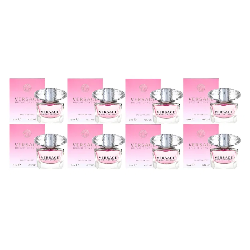 Женский набор парфюмерных пробников Versace Pink Diamond, 5 мл x 8, VERSACE, Pink Radiance Crystal Diamond