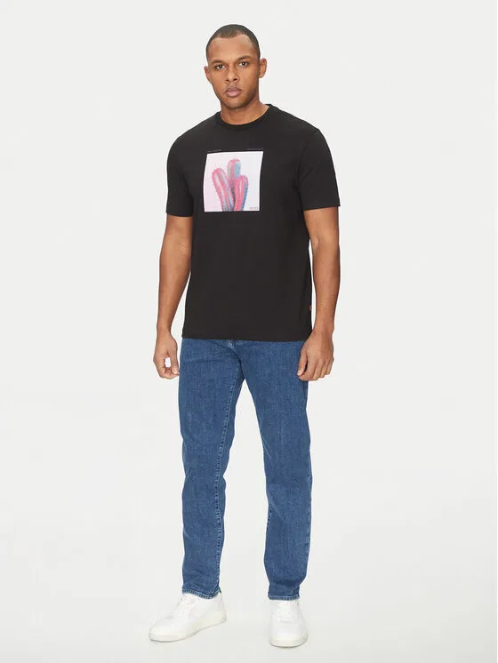Футболка regular fit Te_Mextour Boss, черный — фото 2