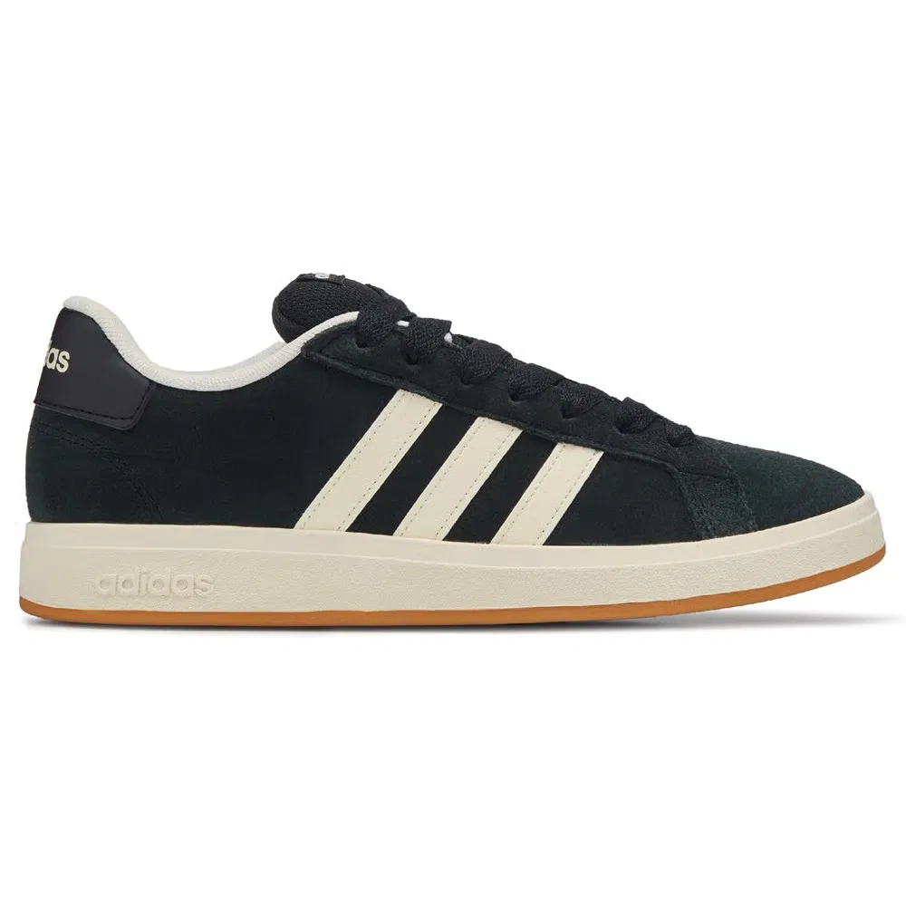 Детские кроссовки Grand Court 00s Adidas, Black/White/Gum — фото 2