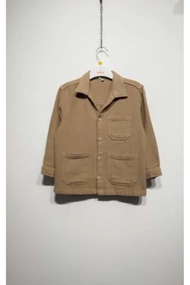Детская рубашка для мальчиков с карманом Nanica, Beige — фото 2