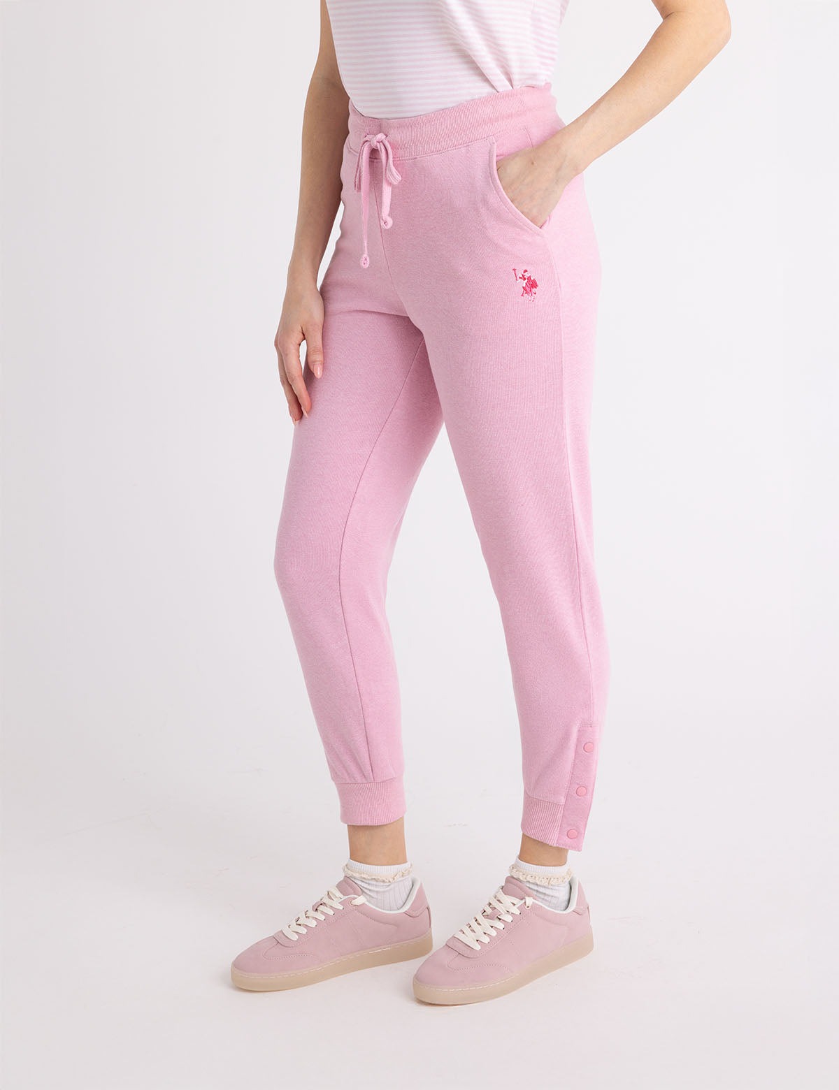 

Брюки U.S. Polo Assn Snap, розовый