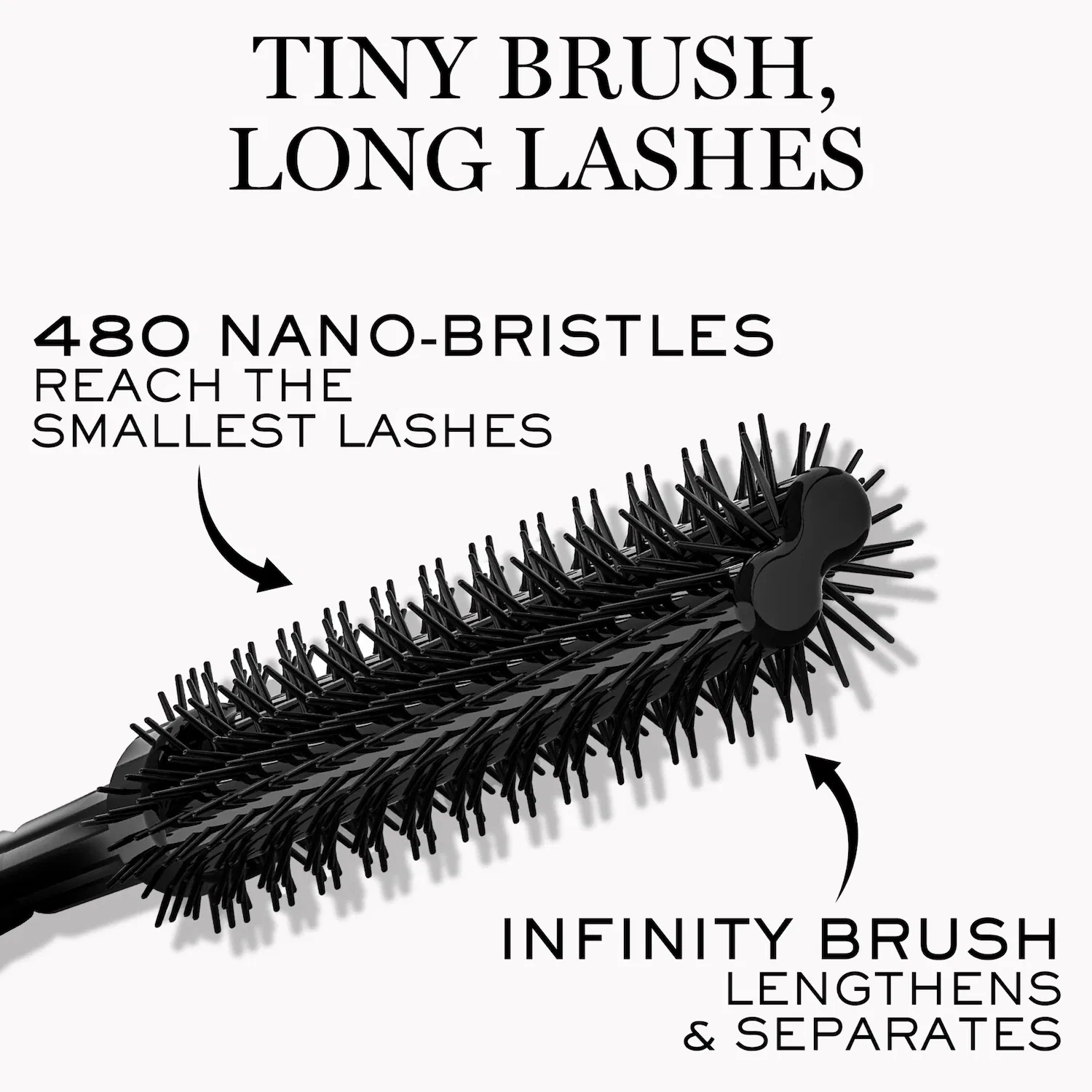 Удлиняющая тушь для ресниц Mini Lash Idôle Flutter Extension Lancôme, Black — фото 2