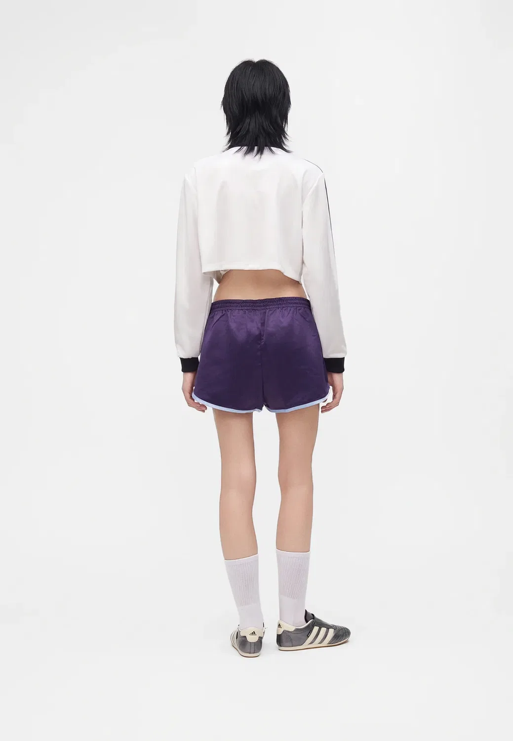 Спринтерские шорты Adidas Originals, Violet/Blue Dawn — фото 3