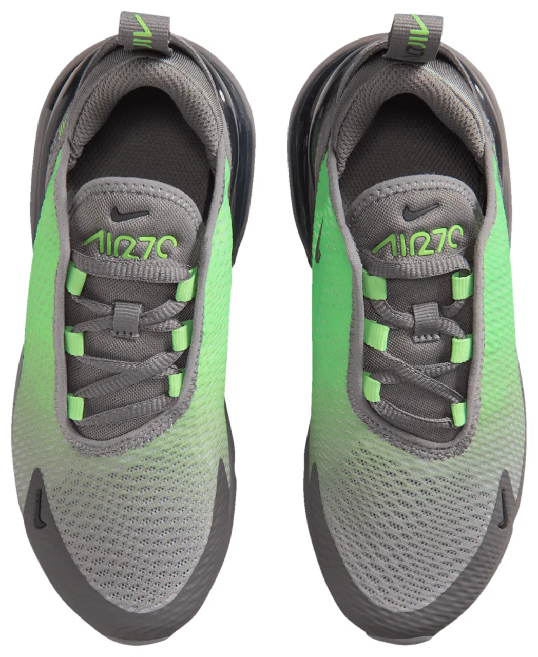 Кроссовки для мальчиков Air Max 270 Nike, цвет Pencil Point/Anthracite/Lime Blast — фото 4