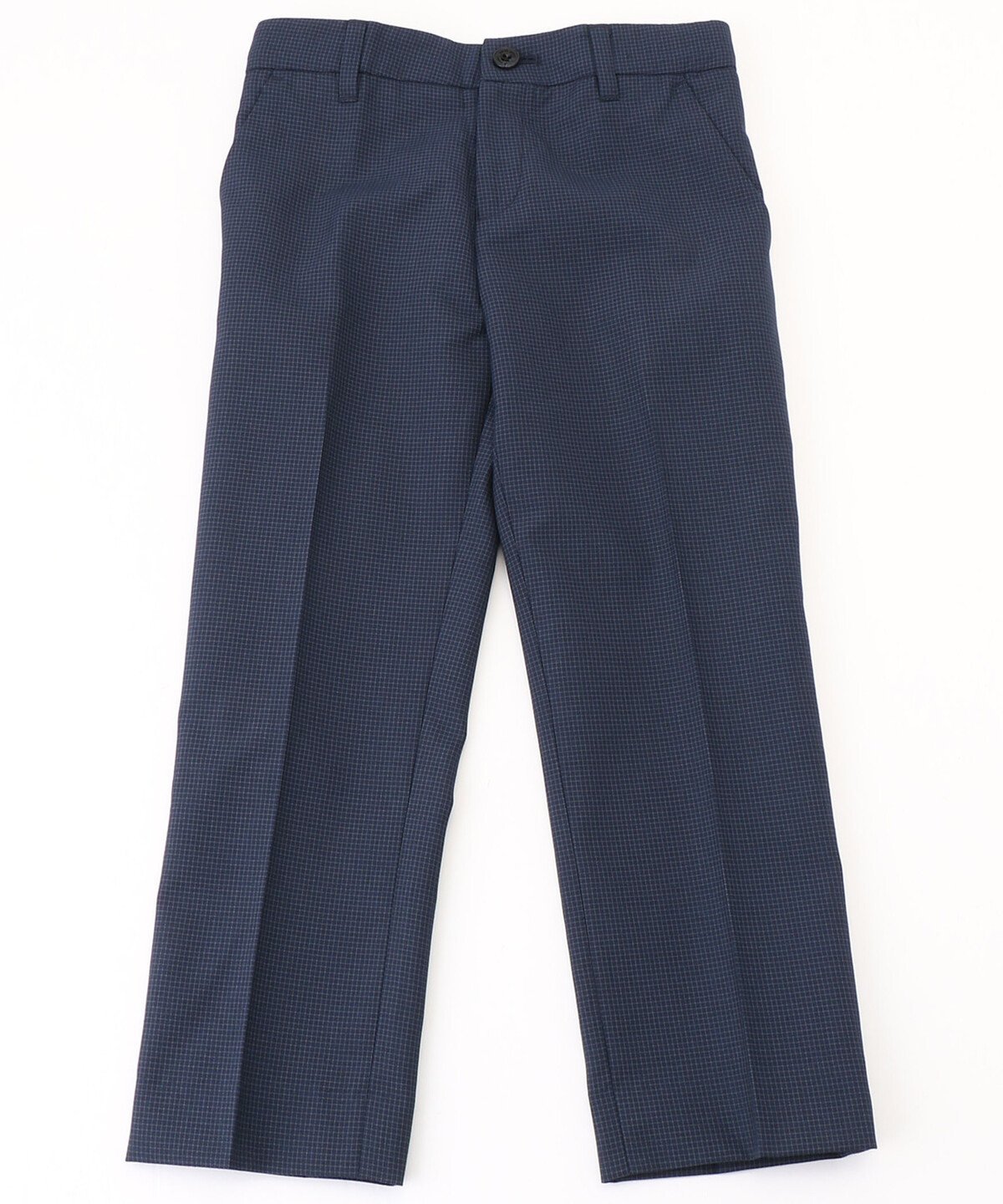 Длинные брюки в мелкую клетку (110-130 см) Comme Ca Ism, Navy