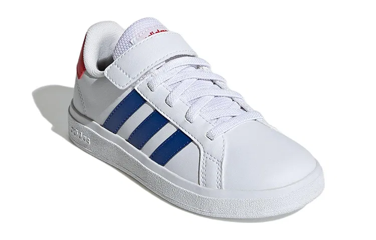 Детские кроссовки для скейтбординга с низким верхом GRAND COURT 2.0 EL K Adidas Neo, Белый Красный Синий — фото 4