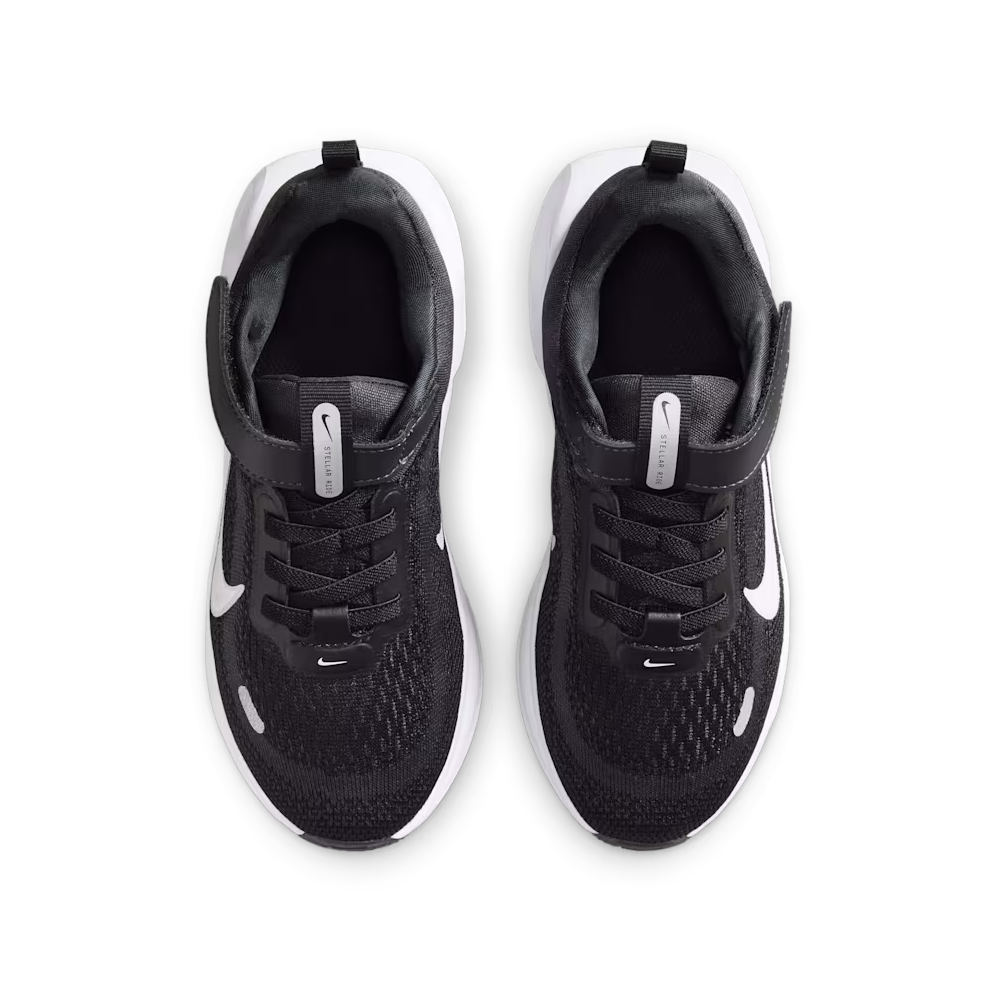 Детские беговые кроссовки Stellar Ride для детей 3-7 лет Nike, черный белый — фото 4