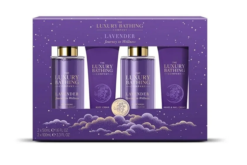 Набор для ухода за телом Lavender, The Luxury Bathing Company, 4 предмета