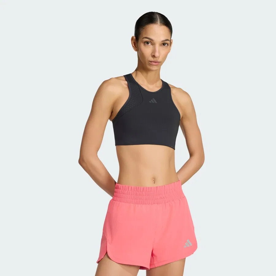 Спортивный бюстгальтер ADIDAS PERFORMANCE Bralette 'Intensity Workout' черного цвета — фото 2