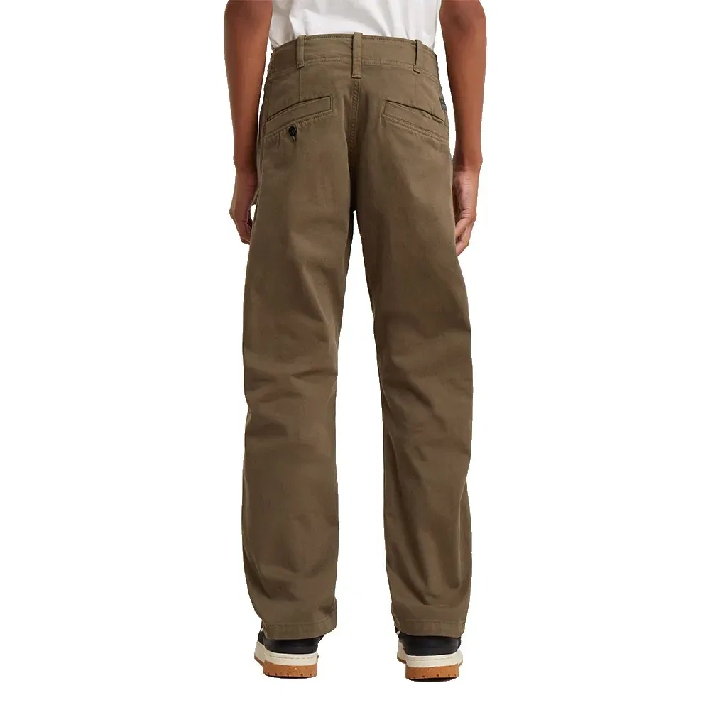 Брюки чинос Mosa Straight Fit G-Star, коричневый — фото 2