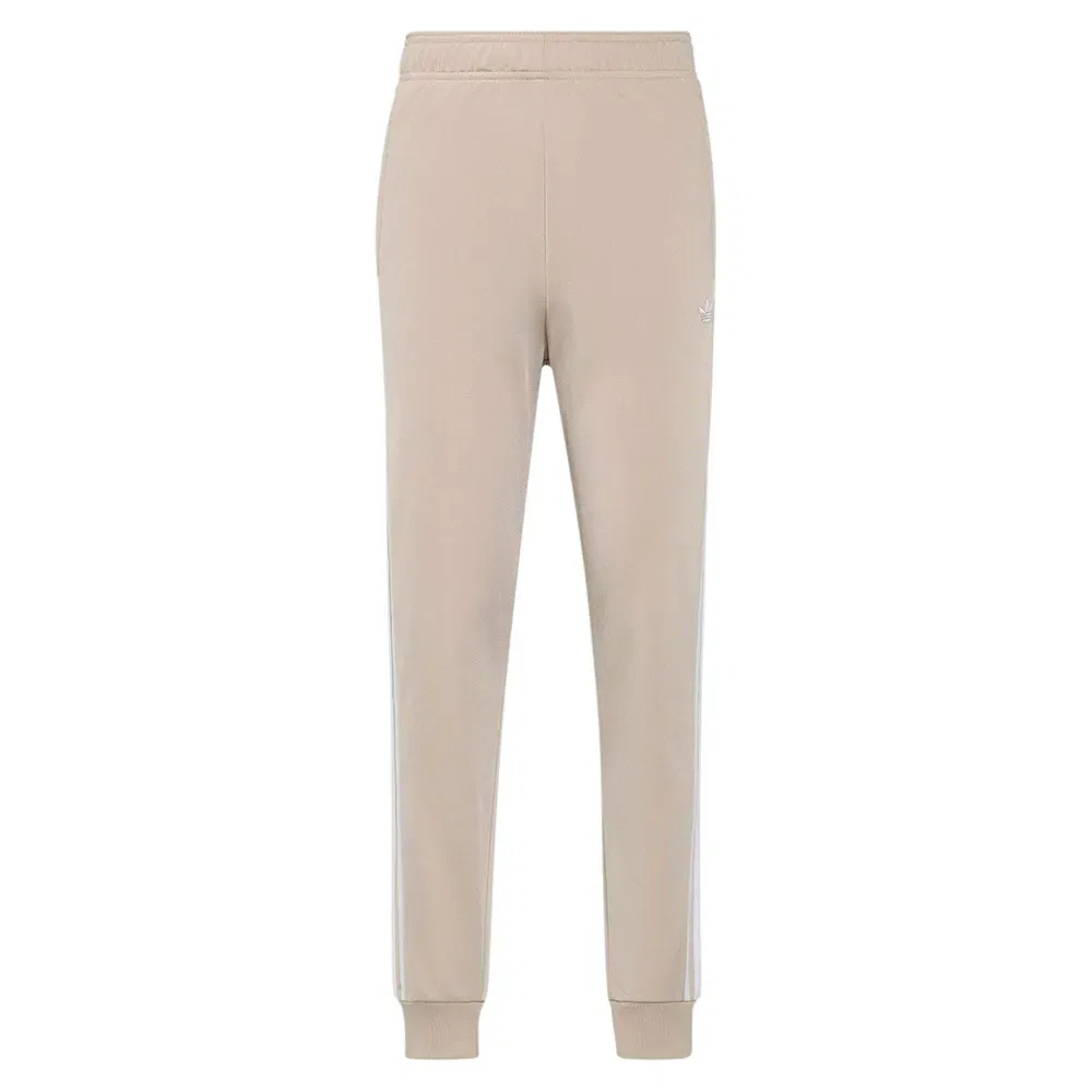 Мужские спортивные штаны с зауженным кроем Adidas Originals SST Track, Beige — фото 3