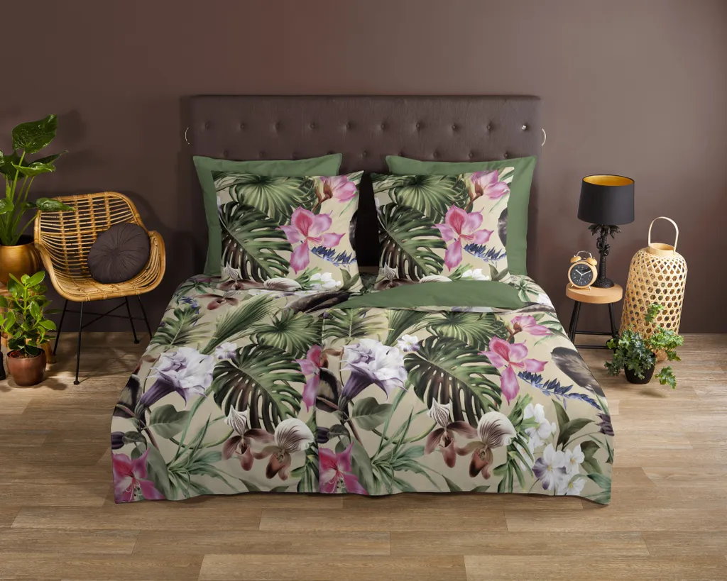 

Пододеяльник Muller Textil, зеленый