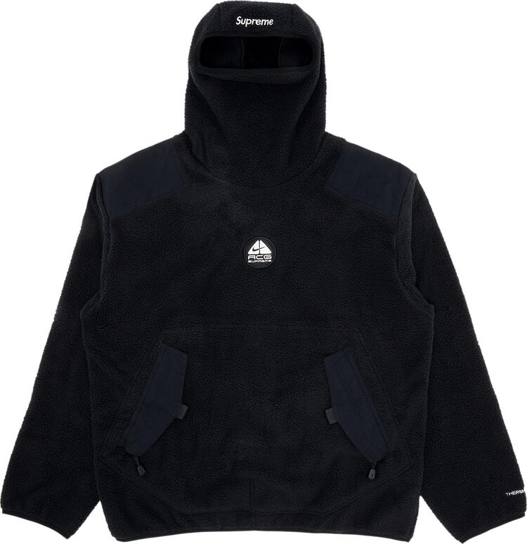 

Пуловер Supreme x Nike ACG Fleece Pullover 'Black', черный