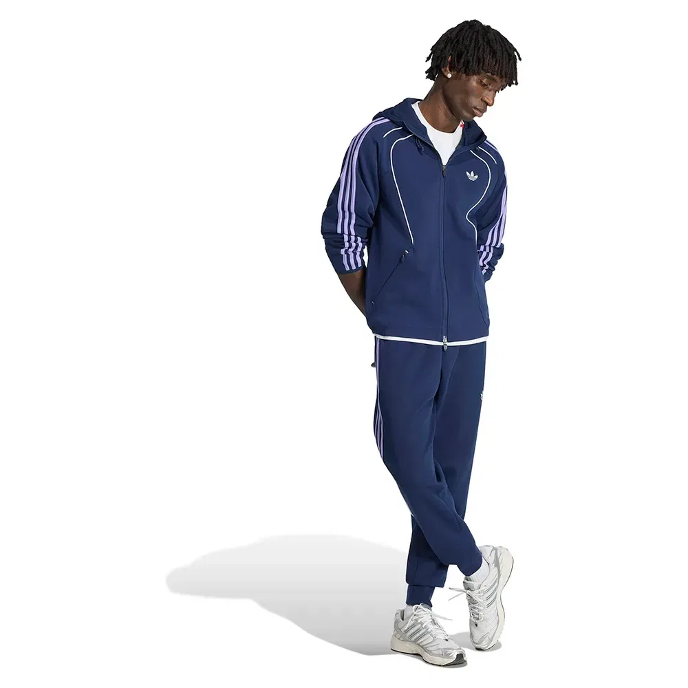 Мужские спортивные брюки с манжетами Spacer Teamgeist 26 Cutline Cuffed Adidas Originals, Blue — фото 4