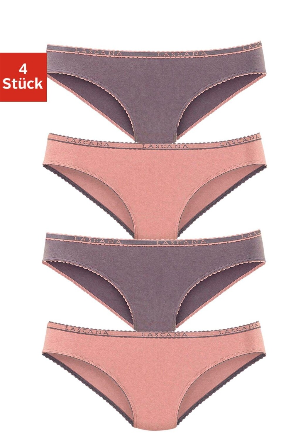 

Трусы LASCANA, цвет taupe, rosé