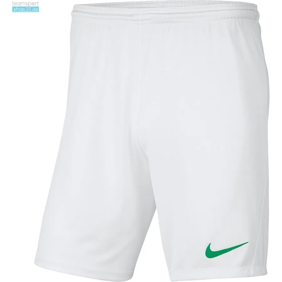 Спортивные шорты с принтом Nike M Nk Df Park III, Бело-зеленый